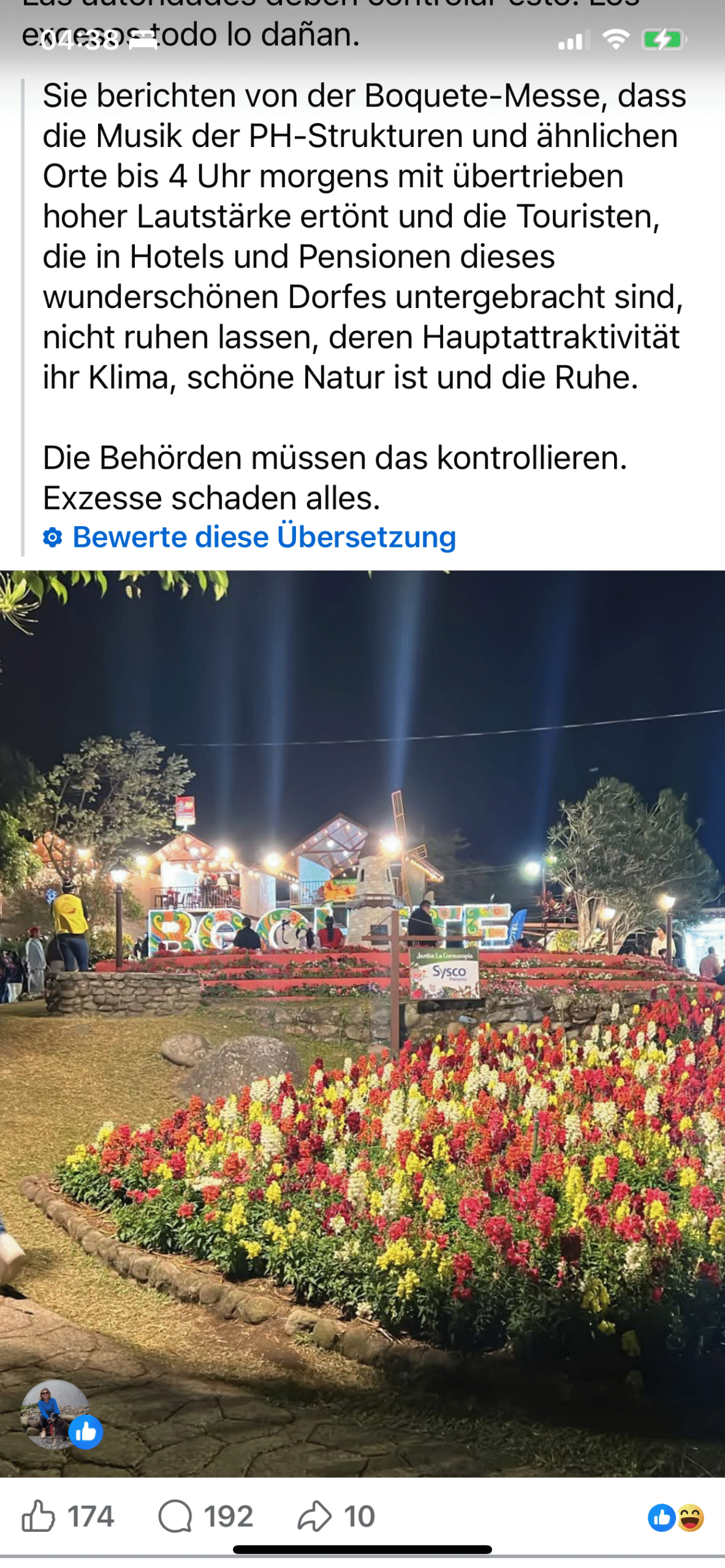 Boquete zieht Besucher wegen Natur, Klima und Ruhe an. Zunehmender nächtlicher Lärm bei Veranstaltungen verändert den Charakter des Ortes spürbar.