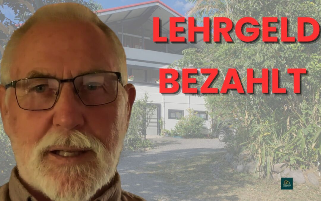 Lehrgeld im Leben bezahlt. Was ich heute anders machen würde