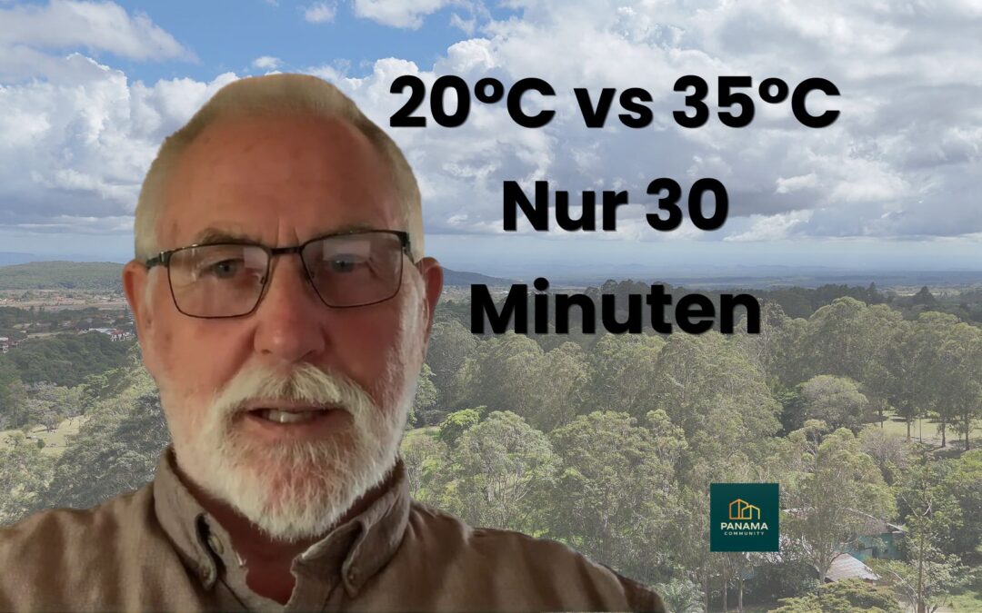 Klima in Panama Hochland vs Küste 20 Grad vs 35 Grad Unterschied einfach erklärt