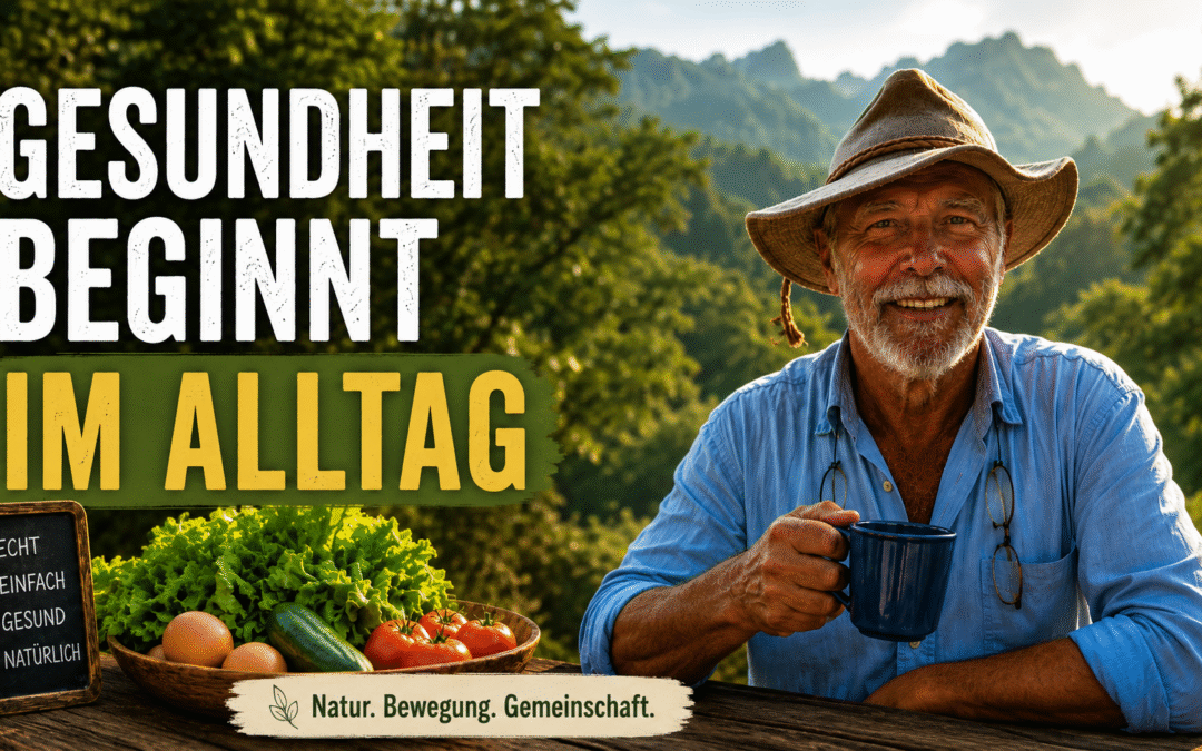 Longevity im Refugio de Palmira. Älterer Mann im Hochland von Panama mit frischem Gemüse, Natur und Gemeinschaft. Gesundheit beginnt im Alltag.