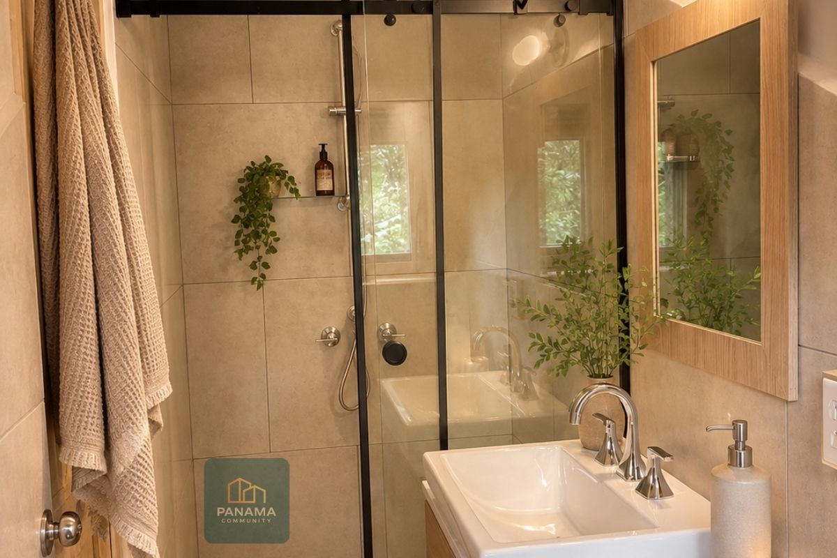 Apartment 4 Bad mit Dusche und Warmwasser